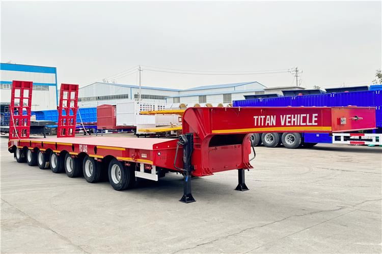 TITAN 7 Axle 120 Ton Lowbed Trailer for Sale In Saudi Arabia - Góndola rebajadas semirremolque: foto 1 TITAN 7 Axle 120 Ton Lowbed Trailer for Sale In Saudi Arabia - Góndola rebajadas semirremolque: foto 1