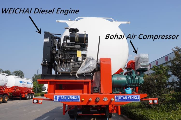 TITAN Bulk Cement Tanker Trailer Heavy Duty for Sale in UAE - Semirremolque silo: foto 4 TITAN Bulk Cement Tanker Trailer Heavy Duty for Sale in UAE - Semirremolque silo: foto 4