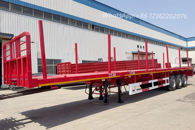 TITAN Extendable Flatbed Semi Trailer 24m for Sale in Brazil - Semirremolque plataforma/ Caja abierta: foto 2 TITAN Extendable Flatbed Semi Trailer 24m for Sale in Brazil - Semirremolque plataforma/ Caja abierta: foto 2