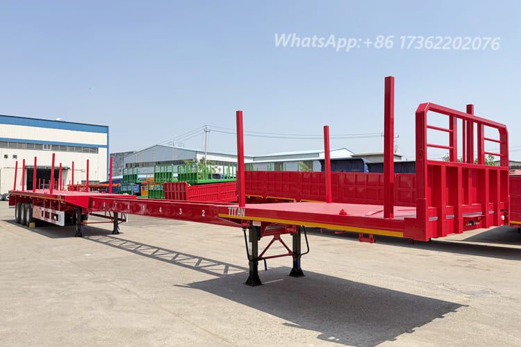 TITAN Extendable Flatbed Semi Trailer 24m for Sale in Brazil - Semirremolque plataforma/ Caja abierta: foto 1 TITAN Extendable Flatbed Semi Trailer 24m for Sale in Brazil - Semirremolque plataforma/ Caja abierta: foto 1