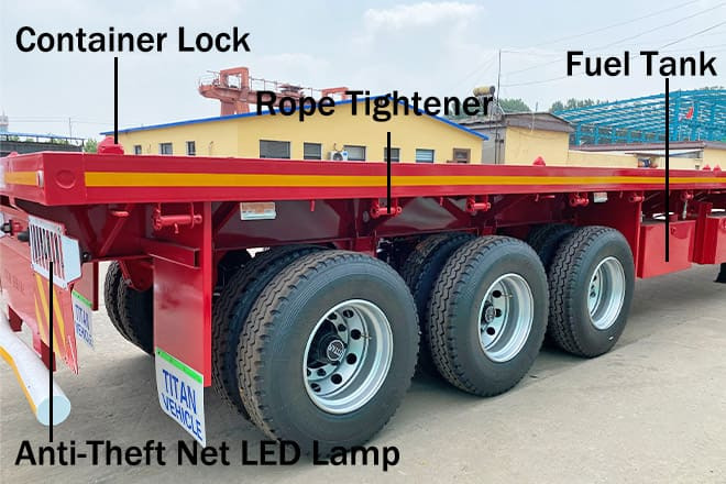TITAN Tri Axle Flatbed Trailer for Sale Near Me in Nigeria - Semirremolque plataforma/ Caja abierta: foto 3 TITAN Tri Axle Flatbed Trailer for Sale Near Me in Nigeria - Semirremolque plataforma/ Caja abierta: foto 3