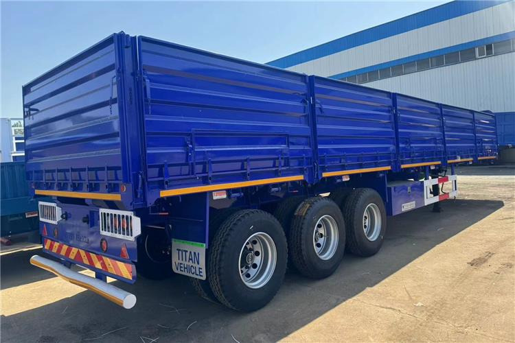 TITAN Tri Axle Grain Trailer for Sale In Djibouti - Semirremolque plataforma/ Caja abierta: foto 1 TITAN Tri Axle Grain Trailer for Sale In Djibouti - Semirremolque plataforma/ Caja abierta: foto 1