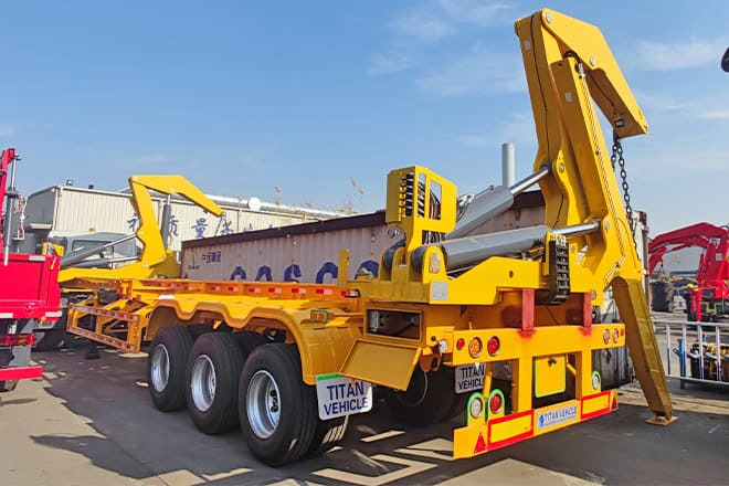 XCMG 40T Container Side Lift Trailer for Sale in Nigeria - Portacontenedore/ Intercambiable semirremolque: foto 1 XCMG 40T Container Side Lift Trailer for Sale in Nigeria - Portacontenedore/ Intercambiable semirremolque: foto 1