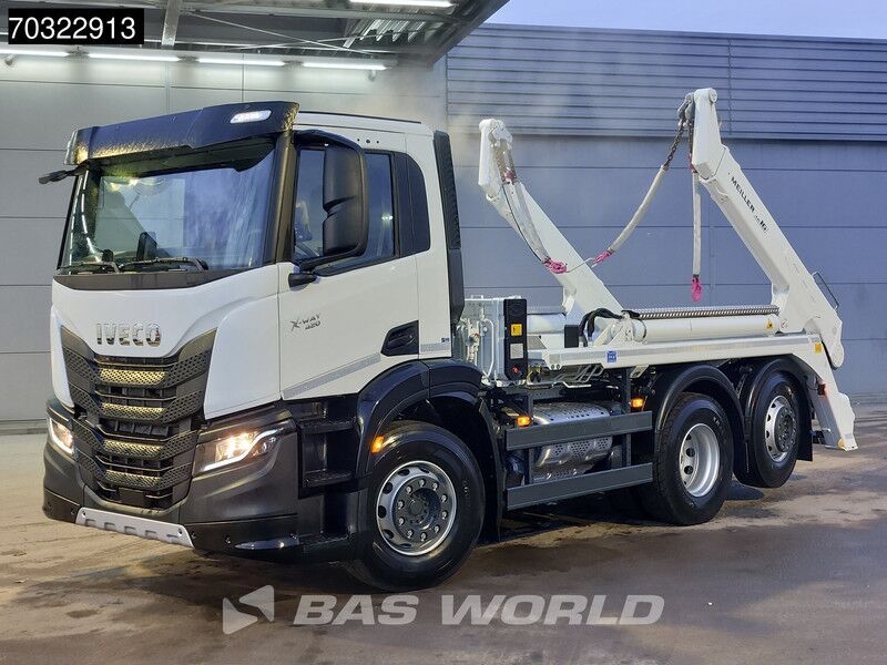 Iveco X-Way 420 X-Way 6X2 NEW! Meiller AK16MT skiploader Automatic Euro 6 - Portacontenedor de cadenas camión: foto 3 Iveco X-Way 420 X-Way 6X2 NEW! Meiller AK16MT skiploader Automatic Euro 6 - Portacontenedor de cadenas camión: foto 3