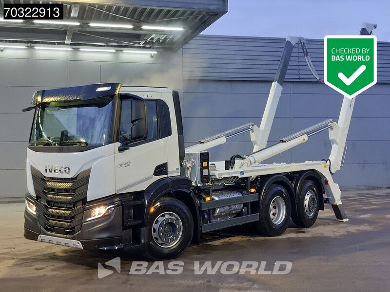 Iveco X-Way 420 X-Way 6X2 NEW! Meiller AK16MT skiploader Automatic Euro 6 - Portacontenedor de cadenas camión: foto 1 Iveco X-Way 420 X-Way 6X2 NEW! Meiller AK16MT skiploader Automatic Euro 6 - Portacontenedor de cadenas camión: foto 1