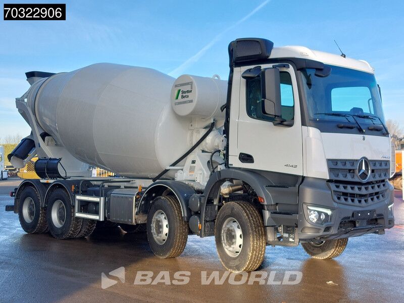 Mercedes-Benz Arocs 4142 8X4 NEW! 12m3 Stetter Mixer Steelsuspension Automatic Big-Axle Euro 6 - Camión hormigonera: foto 3 Mercedes-Benz Arocs 4142 8X4 NEW! 12m3 Stetter Mixer Steelsuspension Automatic Big-Axle Euro 6 - Camión hormigonera: foto 3