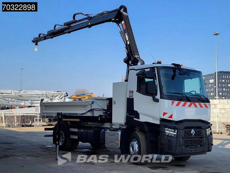 Renault C 430 4X2 NEW! HIAB X-Hiduo 138 Crane 6m3 Dautel 3-Side tipper Euro 6 - Volquete camión, Camión grúa: foto 2 Renault C 430 4X2 NEW! HIAB X-Hiduo 138 Crane 6m3 Dautel 3-Side tipper Euro 6 - Volquete camión, Camión grúa: foto 2