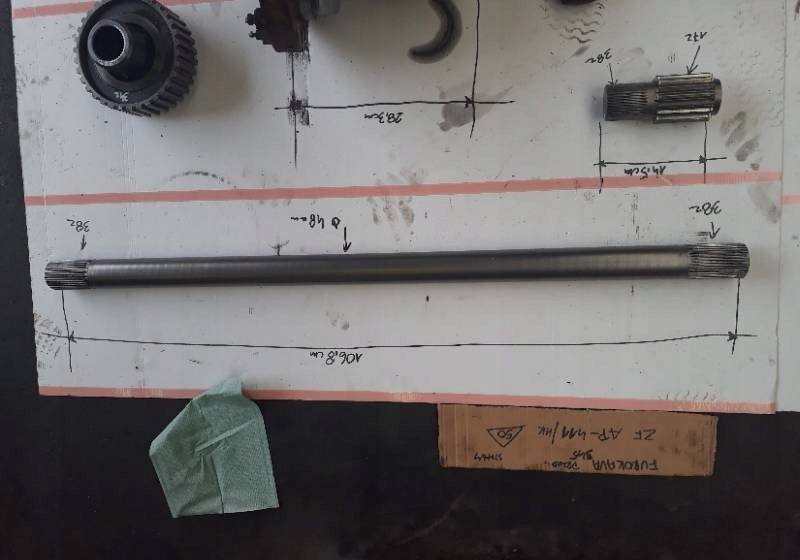 FURUKAWA 345 PÓŁOŚKA PÓŁOŚ ZF AP-411/HK 4474306085 - Transmisión: foto 1 FURUKAWA 345 PÓŁOŚKA PÓŁOŚ ZF AP-411/HK 4474306085 - Transmisión: foto 1