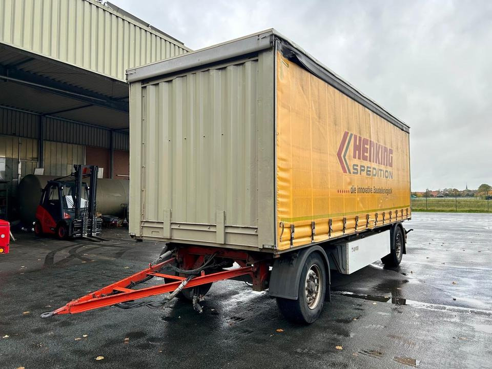 Anhänger + Krone + 2 Achsen + Scheibenbremse + EZ 2016 + TÜV - Remolque con toldo: foto 1 Anhänger + Krone + 2 Achsen + Scheibenbremse + EZ 2016 + TÜV - Remolque con toldo: foto 1