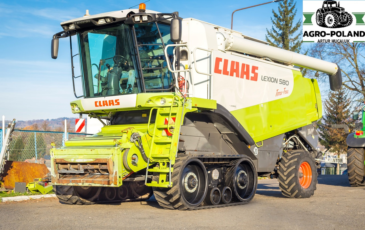 CLAAS LEXION 580 TT - 3326 h - 2008 ROK - QUANTIMETER + VARIO 750 - LASER PILOT - Cosechadora de granos: foto 2 CLAAS LEXION 580 TT - 3326 h - 2008 ROK - QUANTIMETER + VARIO 750 - LASER PILOT - Cosechadora de granos: foto 2