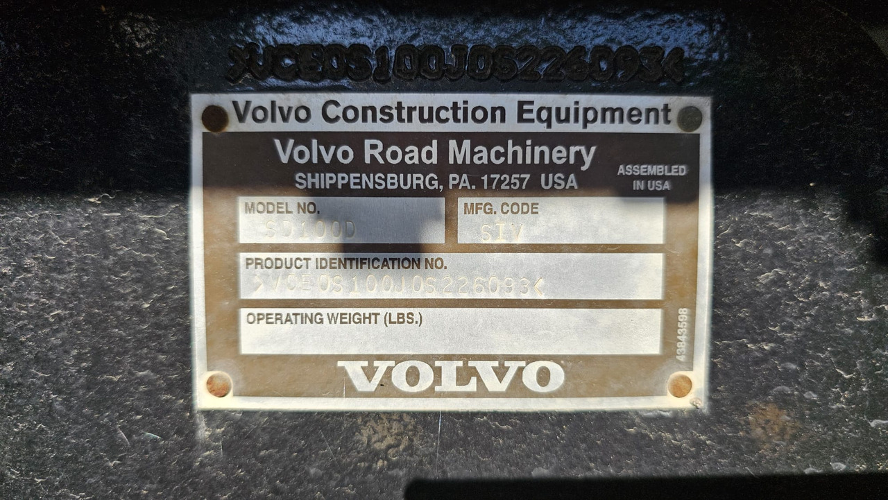 VOLVO SD100D - Compactador: foto 3 VOLVO SD100D - Compactador: foto 3