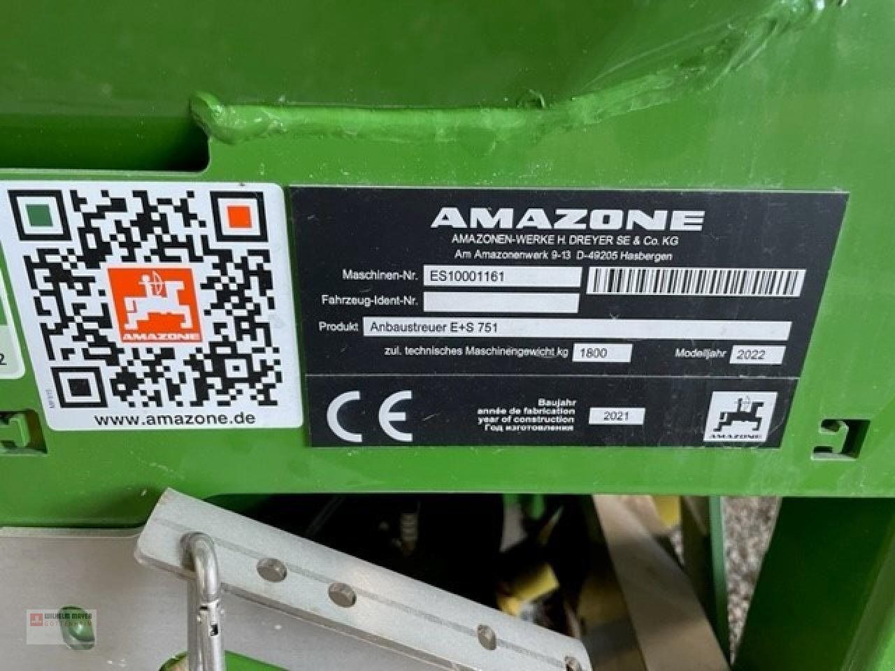 Esparcidor de sal nuevo Amazone E+S 751 - GRÜN- WINTERDIENST: foto 7