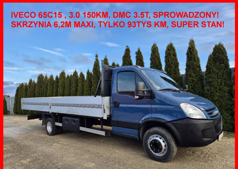 Iveco 65C15 3.0 150KM/ Skrzyniowy/ - Caja abierta furgoneta: foto 1 Iveco 65C15 3.0 150KM/ Skrzyniowy/ - Caja abierta furgoneta: foto 1