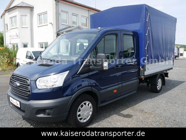 Ford Transit 350 L3 HA DoKa 7-Si. Pr.-Plane Klima AHK - Furgoneta con caja de lona: foto 1 Ford Transit 350 L3 HA DoKa 7-Si. Pr.-Plane Klima AHK - Furgoneta con caja de lona: foto 1