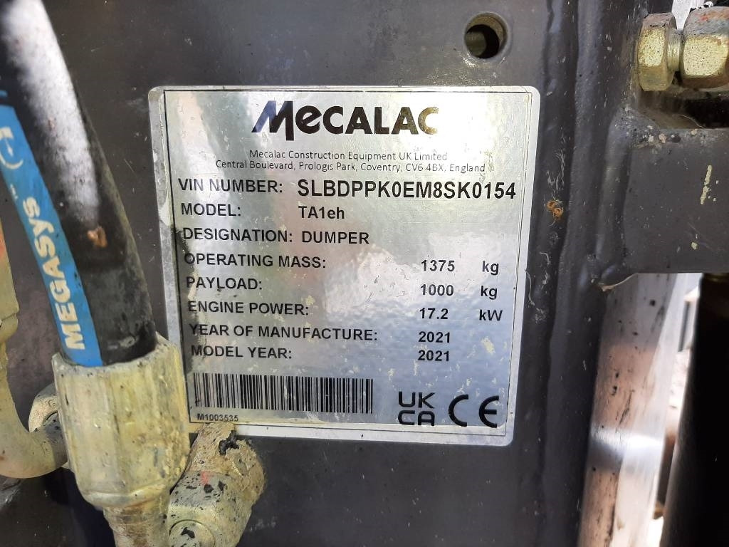 Minidumper Mecalac TA1: foto 7