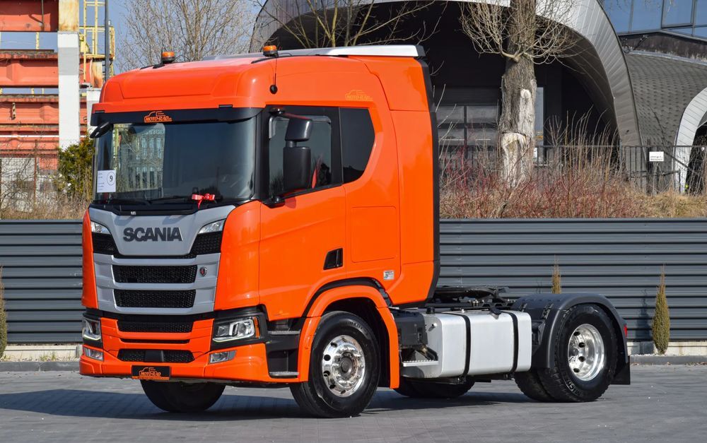 Scania R450 / EURO 6 / HYDRAULIKA / RETARDER / KAMERA / ACC / KLIMA / ALUFELGI / LEDY / SERWISOWANA / SPROWADZONA - Cabeza tractora: foto 1 Scania R450 / EURO 6 / HYDRAULIKA / RETARDER / KAMERA / ACC / KLIMA / ALUFELGI / LEDY / SERWISOWANA / SPROWADZONA - Cabeza tractora: foto 1