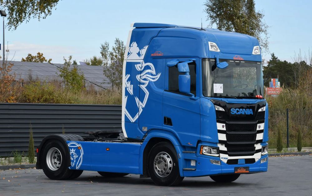 Scania Scania R500 / FULL ADR FL/AT / FULL AIRMATIC / HYDRAULIKA / RETARDER / KLIMATYZACJA POSTOJOWA / ACC / KLIMA / FULL LEDY / FULL SPOILERY / NOWE OPONY / FULL OPCJA / WERSJA PREMIUM / SERWISOWANA - Cabeza tractora: foto 3 Scania Scania R500 / FULL ADR FL/AT / FULL AIRMATIC / HYDRAULIKA / RETARDER / KLIMATYZACJA POSTOJOWA / ACC / KLIMA / FULL LEDY / FULL SPOILERY / NOWE OPONY / FULL OPCJA / WERSJA PREMIUM / SERWISOWANA - Cabeza tractora: foto 3