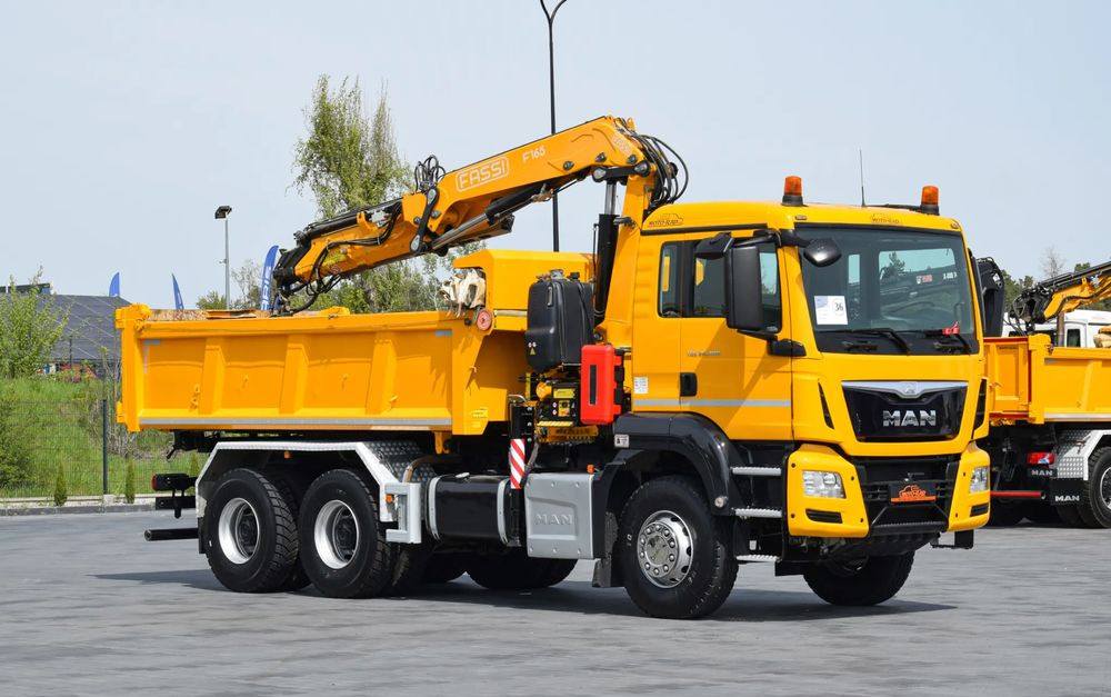 MAN TGS 26.400 / 6x4 / EURO 6 / UDT / HDS FASSI 165 / WYSUW x3 / ROTATOR / CHWYTAK / STEROWANIE RADIOWE / WZMOCNIONA RAMA / WYWROTKA / HYDROBURTA / AUTOMAT / 2017 / NOWE OPONY - 100% / NISKI PRZEBIEG - Volquete camión: foto 3 MAN TGS 26.400 / 6x4 / EURO 6 / UDT / HDS FASSI 165 / WYSUW x3 / ROTATOR / CHWYTAK / STEROWANIE RADIOWE / WZMOCNIONA RAMA / WYWROTKA / HYDROBURTA / AUTOMAT / 2017 / NOWE OPONY - 100% / NISKI PRZEBIEG - Volquete camión: foto 3