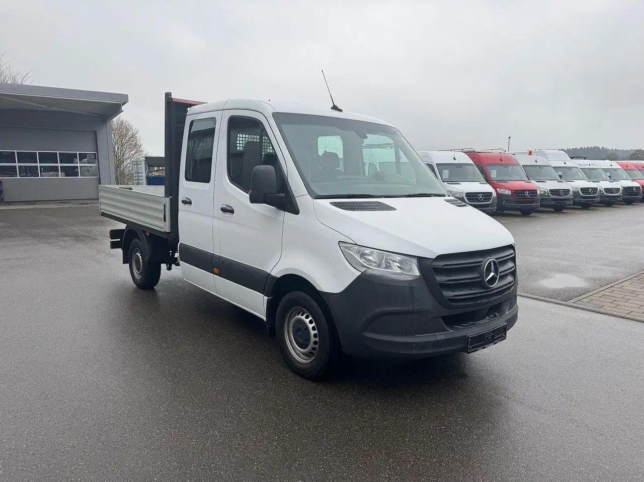 Mercedes-Benz Sprinter 314 CDI Lang DoKa Pritsche Klima AHK - Caja abierta furgoneta, Furgoneta combi: foto 2 Mercedes-Benz Sprinter 314 CDI Lang DoKa Pritsche Klima AHK - Caja abierta furgoneta, Furgoneta combi: foto 2
