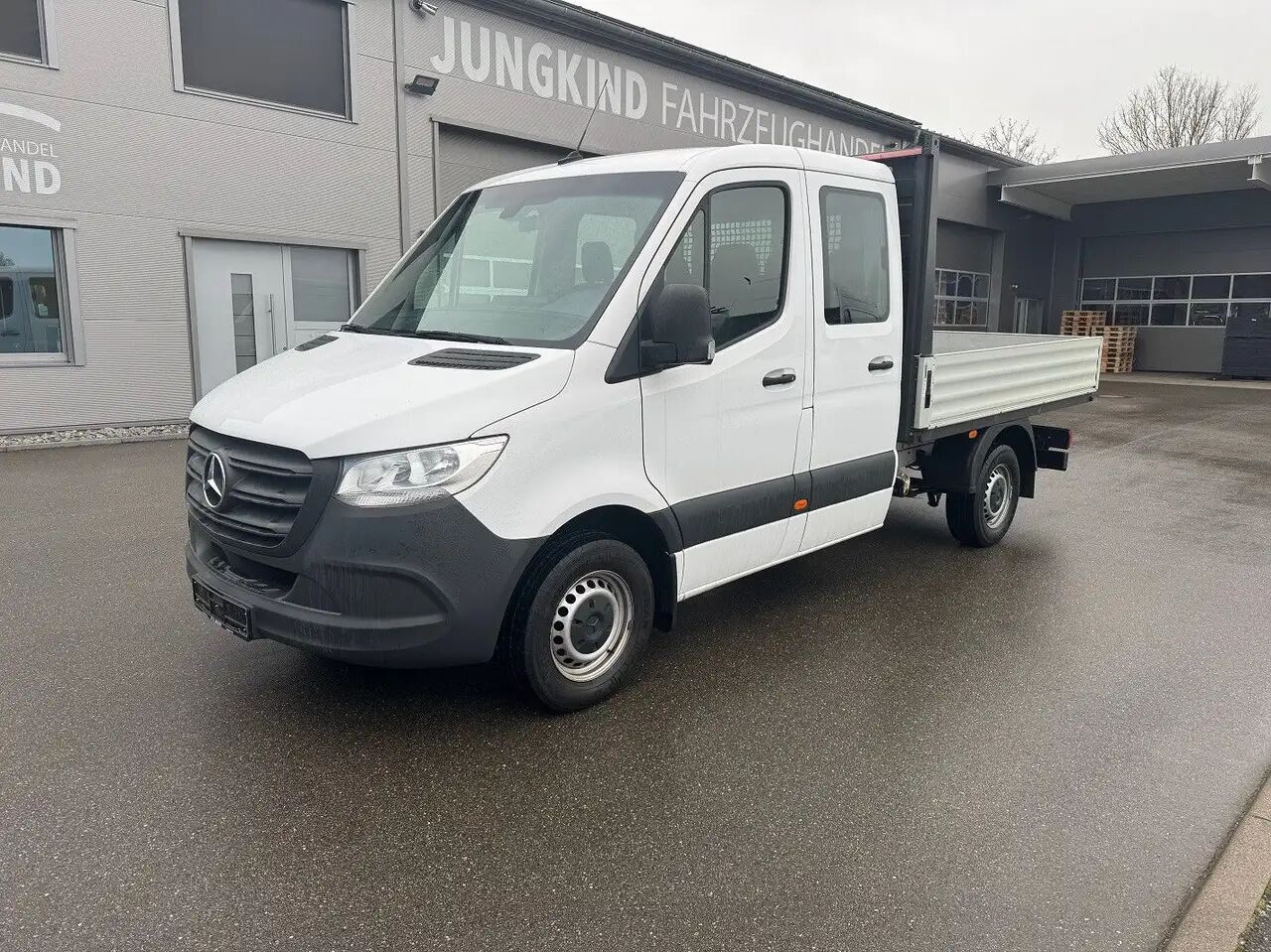 Mercedes-Benz Sprinter 314 CDI Lang DoKa Pritsche Klima AHK - Caja abierta furgoneta, Furgoneta combi: foto 1 Mercedes-Benz Sprinter 314 CDI Lang DoKa Pritsche Klima AHK - Caja abierta furgoneta, Furgoneta combi: foto 1