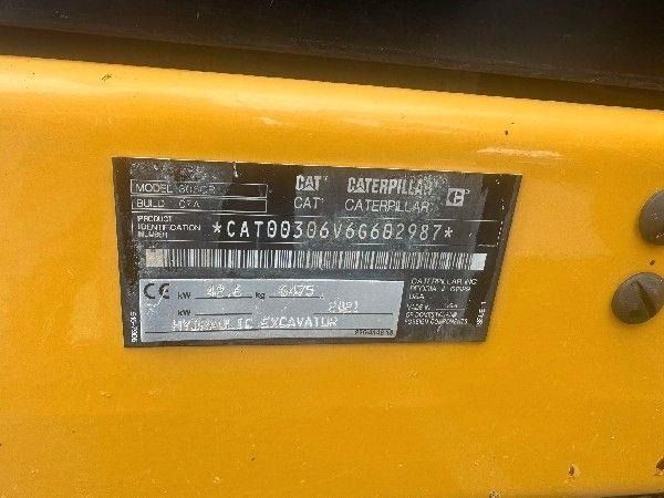 Miniexcavadora CAT 306CR: foto 8 Miniexcavadora CAT 306CR: foto 8