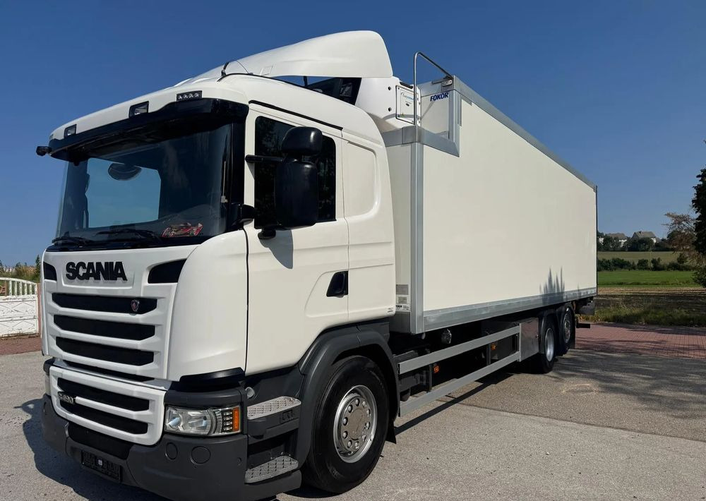 Scania Scania G 490 / CHŁODNIA + WINDA / 23 PALETY / EURO6 / OŚ SKRĘTNA / CARRIER 850 / ASO - Frigorífico camión: foto 1 Scania Scania G 490 / CHŁODNIA + WINDA / 23 PALETY / EURO6 / OŚ SKRĘTNA / CARRIER 850 / ASO - Frigorífico camión: foto 1