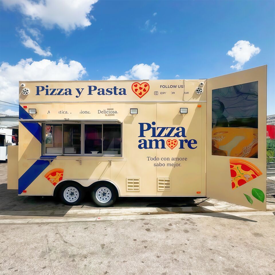 Maichi Mobile Kitchen Food Trailer Full Equipment BBQ Pizza Food Truck Fast Food - Remolque venta ambulante: foto 1 Maichi Mobile Kitchen Food Trailer Full Equipment BBQ Pizza Food Truck Fast Food - Remolque venta ambulante: foto 1