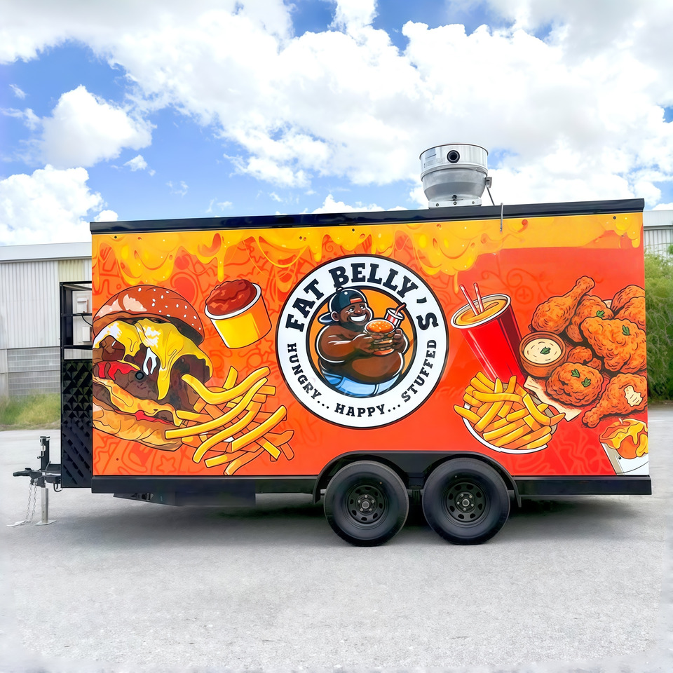 Maichi Mobile Pizza Food Trailer BBQ Coffee Van Hot Dog Cart Fully Equipped Kitc Square Trailer - Remolque venta ambulante: foto 3 Maichi Mobile Pizza Food Trailer BBQ Coffee Van Hot Dog Cart Fully Equipped Kitc Square Trailer - Remolque venta ambulante: foto 3