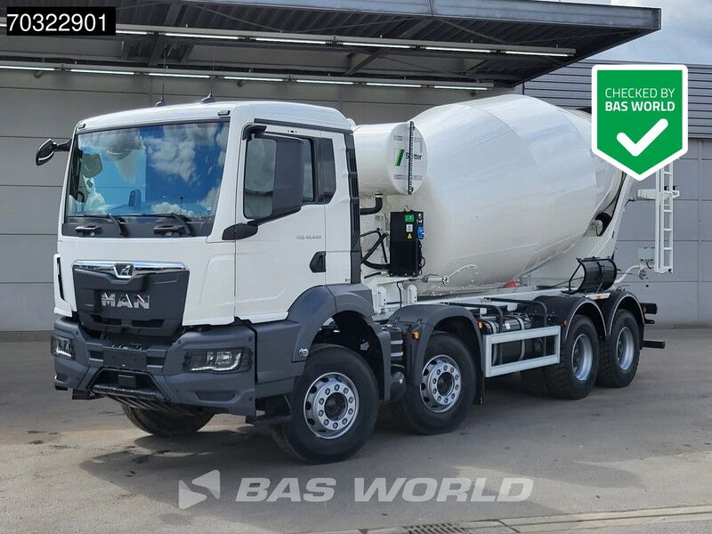 MAN TGS 41.440 8X4 NEW! 12m3 Stetter Mixer Big-Axle Steelsuspension Automatic Euro 6 - Camión hormigonera: foto 1 MAN TGS 41.440 8X4 NEW! 12m3 Stetter Mixer Big-Axle Steelsuspension Automatic Euro 6 - Camión hormigonera: foto 1