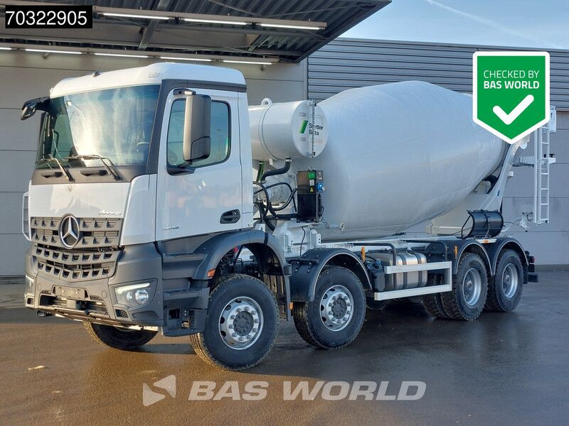 Mercedes-Benz Arocs 4142 8X4 NEW! 12m3 Stetter Mixer Steelsuspension Automatic Big-Axle Euro 6 - Camión hormigonera: foto 1 Mercedes-Benz Arocs 4142 8X4 NEW! 12m3 Stetter Mixer Steelsuspension Automatic Big-Axle Euro 6 - Camión hormigonera: foto 1