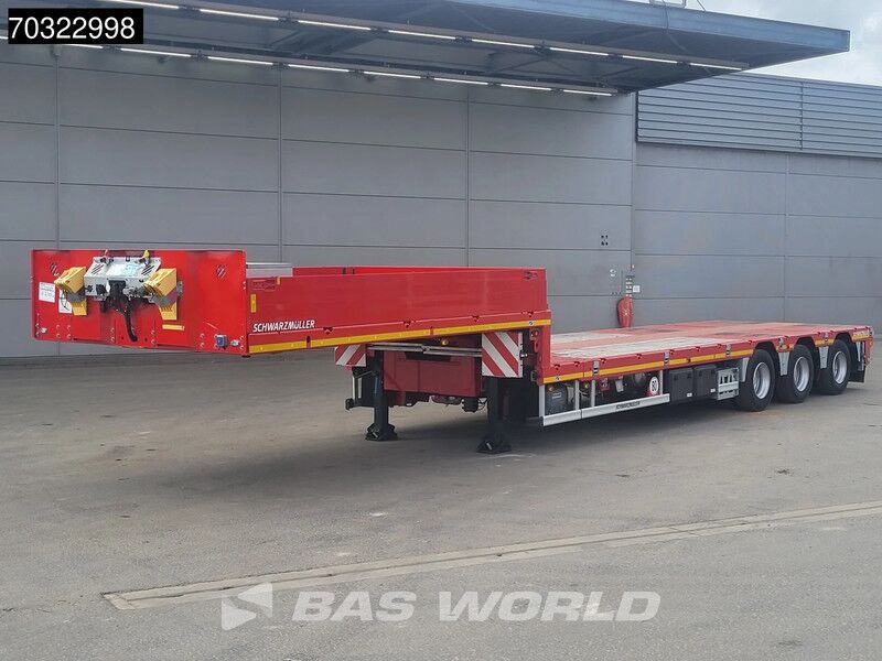 Schwarzmüller 3 axles NEW! 3x Steering Axles SAF Extendable - Góndola rebajadas semirremolque: foto 3 Schwarzmüller 3 axles NEW! 3x Steering Axles SAF Extendable - Góndola rebajadas semirremolque: foto 3