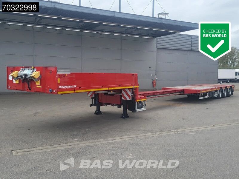 Schwarzmüller 3 axles NEW! 3x Steering Axles SAF Extendable - Góndola rebajadas semirremolque: foto 1 Schwarzmüller 3 axles NEW! 3x Steering Axles SAF Extendable - Góndola rebajadas semirremolque: foto 1
