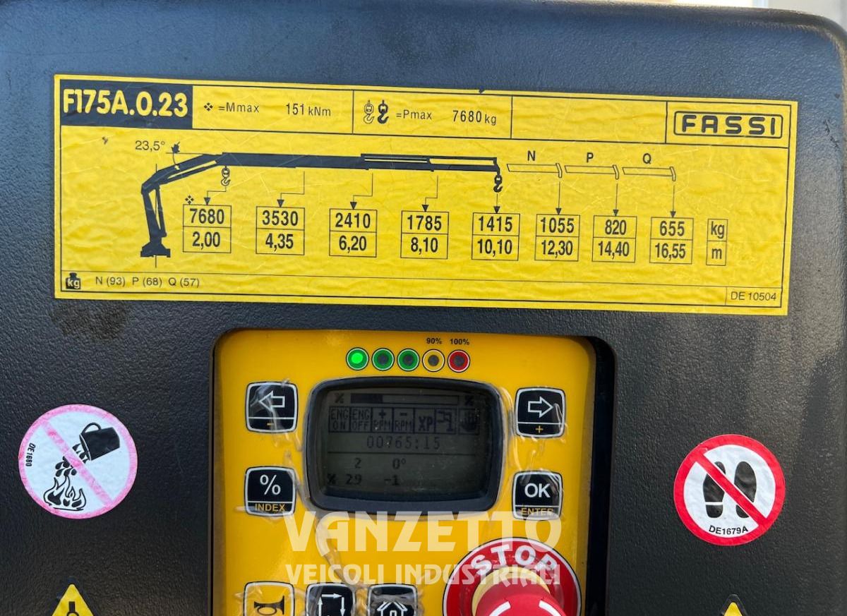 Camión caja abierta, Camión grúa DAF CF 75: foto 13