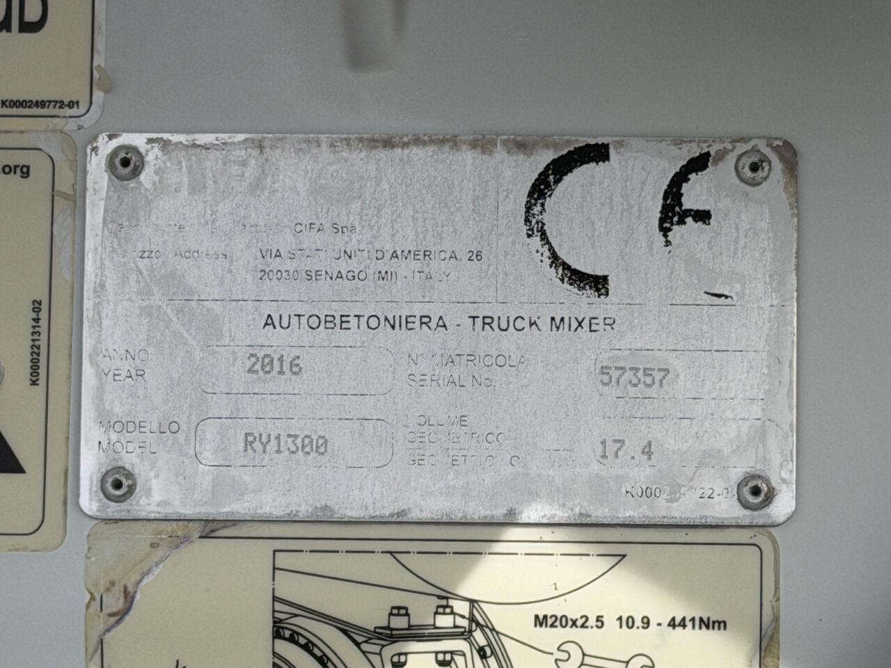 IVECO TRAKKER 450 con betoniera CIFA - Camión hormigonera: foto 4 IVECO TRAKKER 450 con betoniera CIFA - Camión hormigonera: foto 4