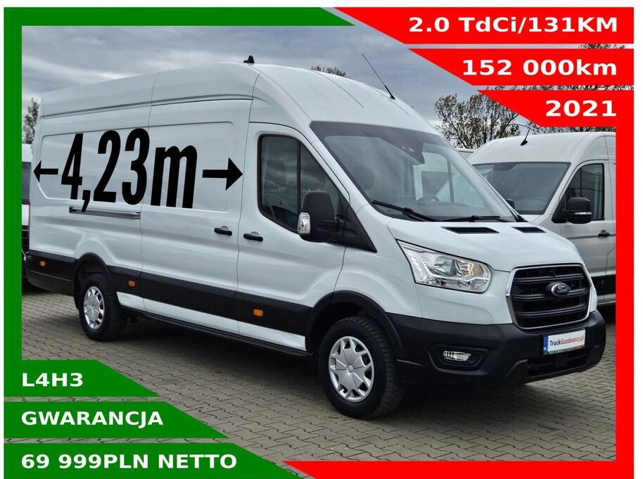 Ford transit L4H3 *69999zł NETTO* 2.0TdCi/131KM - Furgón: foto 1 Ford transit L4H3 *69999zł NETTO* 2.0TdCi/131KM - Furgón: foto 1