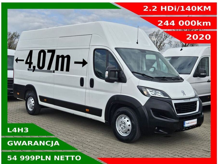 Peugeot boxer L4H3 *54999zł NETTO* 2.2 HDi/140KM - Furgón: foto 1 Peugeot boxer L4H3 *54999zł NETTO* 2.2 HDi/140KM - Furgón: foto 1