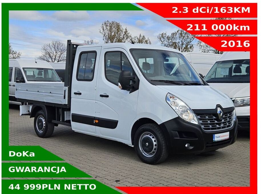 Renault Master DoKa 7 osób *44999zł Netto* 2.3 dCi/163KM - Furgón: foto 1 Renault Master DoKa 7 osób *44999zł Netto* 2.3 dCi/163KM - Furgón: foto 1