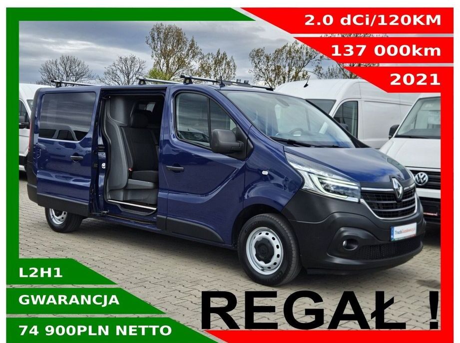 Renault Trafic L2H1 *74900zł NETTO* Brygadówka 6 osób 2.0dCi/120KM - Furgón: foto 1 Renault Trafic L2H1 *74900zł NETTO* Brygadówka 6 osób 2.0dCi/120KM - Furgón: foto 1