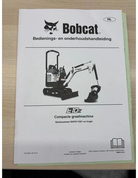Miniexcavadora Bobcat E10Z: foto 19 Miniexcavadora Bobcat E10Z: foto 19