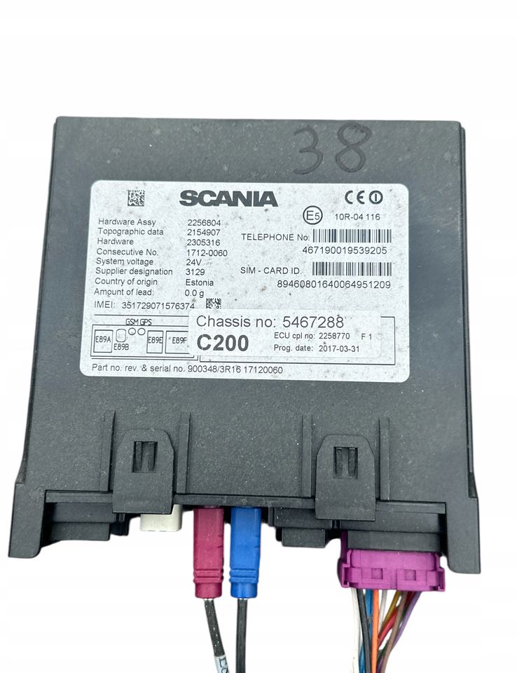 STEROWNIK RTC GPS C200 SCANIA R S NTG - Unidad de control para Camión: foto 1 STEROWNIK RTC GPS C200 SCANIA R S NTG - Unidad de control para Camión: foto 1