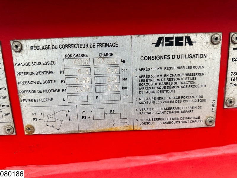 Portacontenedore/ Intercambiable semirremolque ASCA Chassis 10, 20, 30, 40, 45 FT container transport: foto 13
