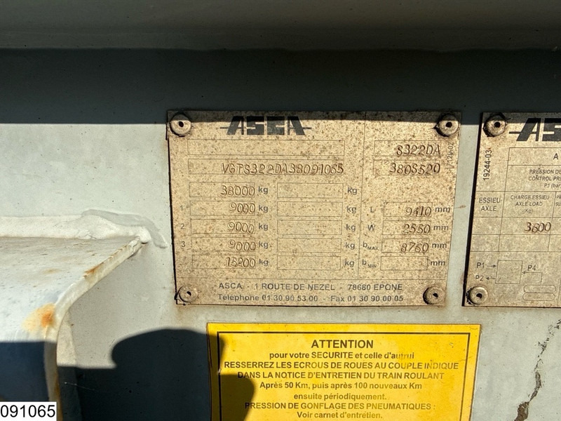 ASCA Chassis 10 / 20 / 30 ft, ADR - Portacontenedore/ Intercambiable semirremolque: foto 4 ASCA Chassis 10 / 20 / 30 ft, ADR - Portacontenedore/ Intercambiable semirremolque: foto 4
