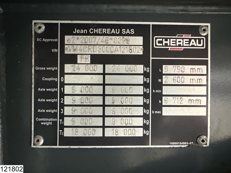 Chereau Autonoom Chereau - Frigorífico remolque: foto 3 Chereau Autonoom Chereau - Frigorífico remolque: foto 3
