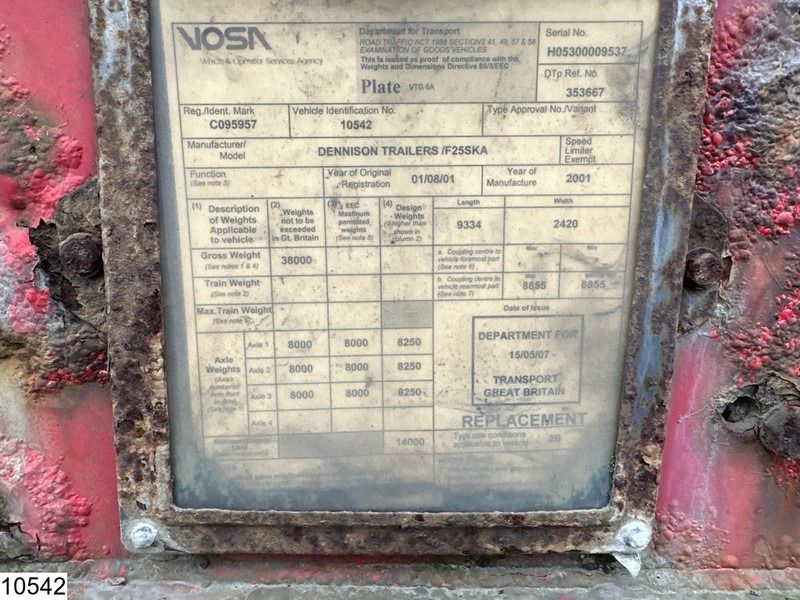 Dennison Chassis 20 ft - 30 ft - Portacontenedore/ Intercambiable semirremolque: foto 4 Dennison Chassis 20 ft - 30 ft - Portacontenedore/ Intercambiable semirremolque: foto 4