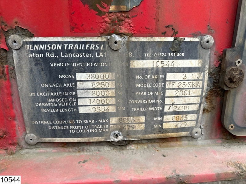 Dennison Chassis Twistlocks 20 FT - 30 FT - Portacontenedore/ Intercambiable semirremolque: foto 4 Dennison Chassis Twistlocks 20 FT - 30 FT - Portacontenedore/ Intercambiable semirremolque: foto 4