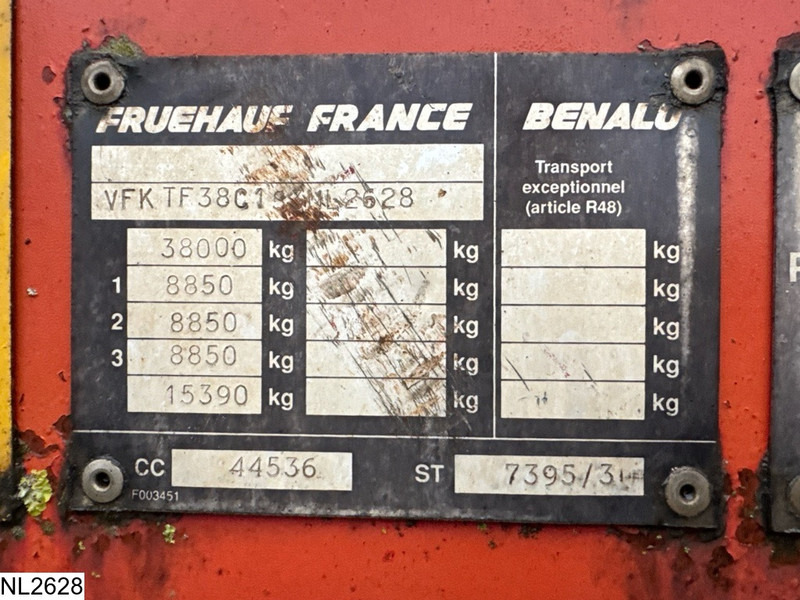 Fruehauf Chassis 20 ft, ADR - Portacontenedore/ Intercambiable semirremolque: foto 4 Fruehauf Chassis 20 ft, ADR - Portacontenedore/ Intercambiable semirremolque: foto 4