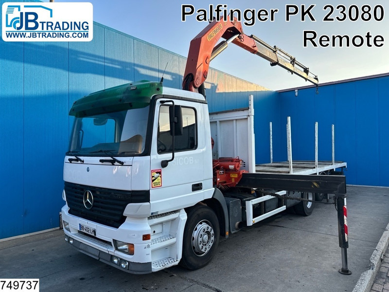 Mercedes-Benz Actros 2531 Palfinger PK23080, Remote - Camión caja abierta, Camión grúa: foto 1 Mercedes-Benz Actros 2531 Palfinger PK23080, Remote - Camión caja abierta, Camión grúa: foto 1