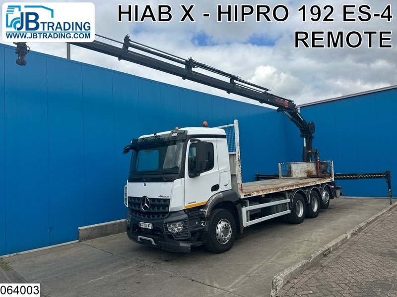 Mercedes-Benz Arocs 3243 8x4, EURO 6, Hiab, Remote - Camión caja abierta, Camión grúa: foto 1 Mercedes-Benz Arocs 3243 8x4, EURO 6, Hiab, Remote - Camión caja abierta, Camión grúa: foto 1