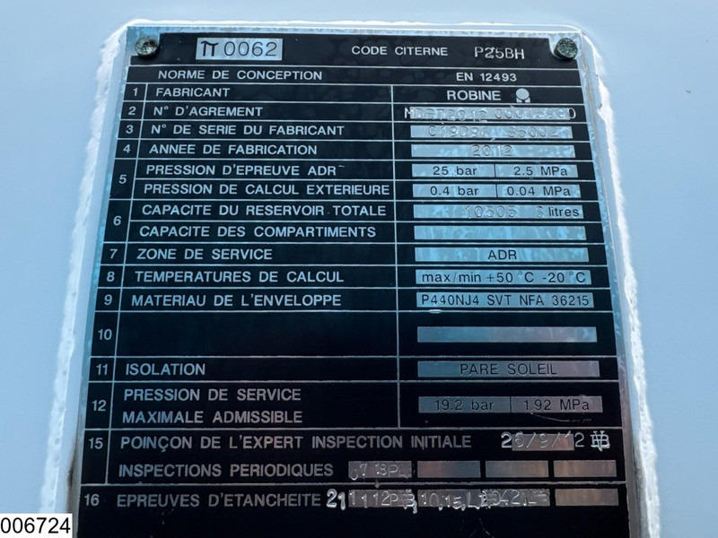 Cisterna camión Renault Midlum 220 EURO 5, 10505 Liter, LPG GPL, Gastank, Telma: foto 12 Cisterna camión Renault Midlum 220 EURO 5, 10505 Liter, LPG GPL, Gastank, Telma: foto 12