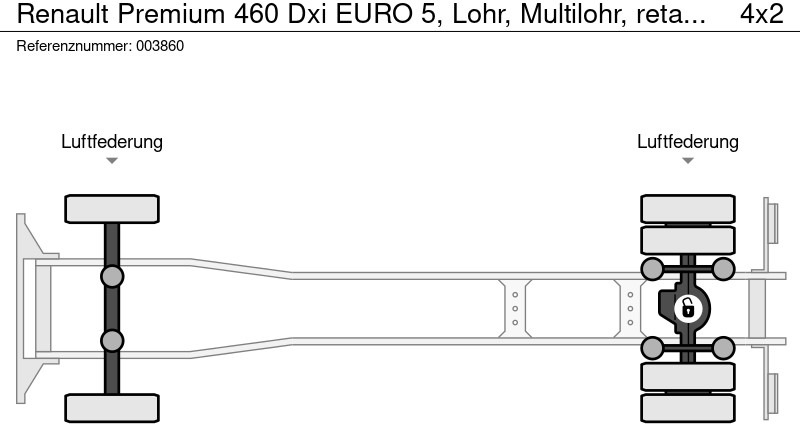 Leasing financiero de Renault Premium 460 Dxi EURO 5, Lohr, Multilohr, retarder, Combi leasing Renault Premium 460 Dxi EURO 5, Lohr, Multilohr, retarder, Combi: foto 19
